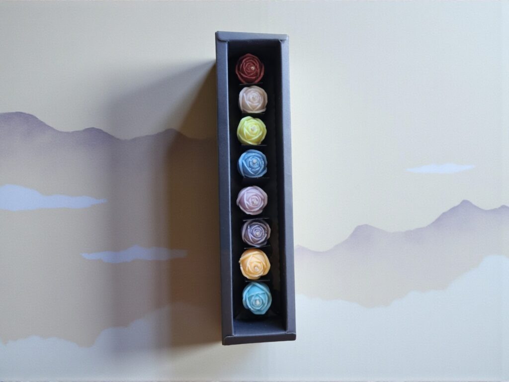 Mini Rose natural soy luxury candles hand-poured gift box in Melbourne