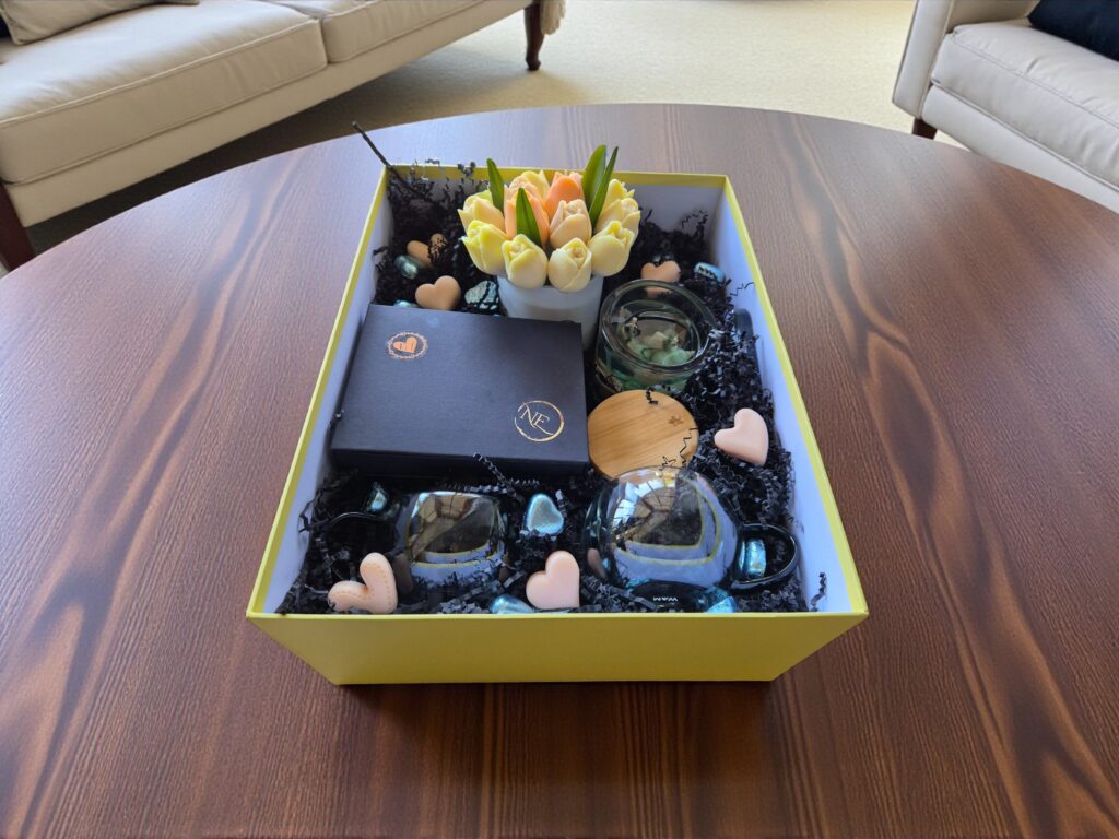 CANDLE HAMPER BOX nature enriched