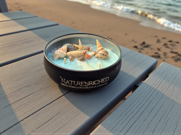 Ocean Candles | Coastal Luxury Gift Set_ Large 9 cm | 190 g Natural wax